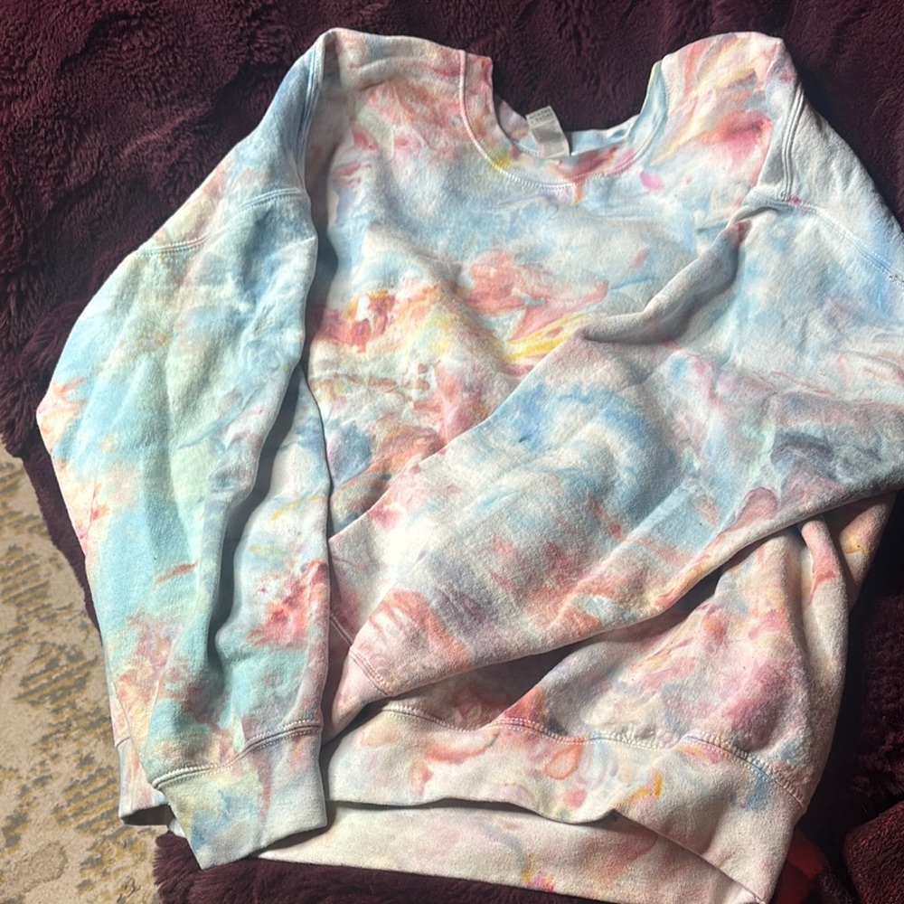 Colorful Tie-Dye Sweatshirt